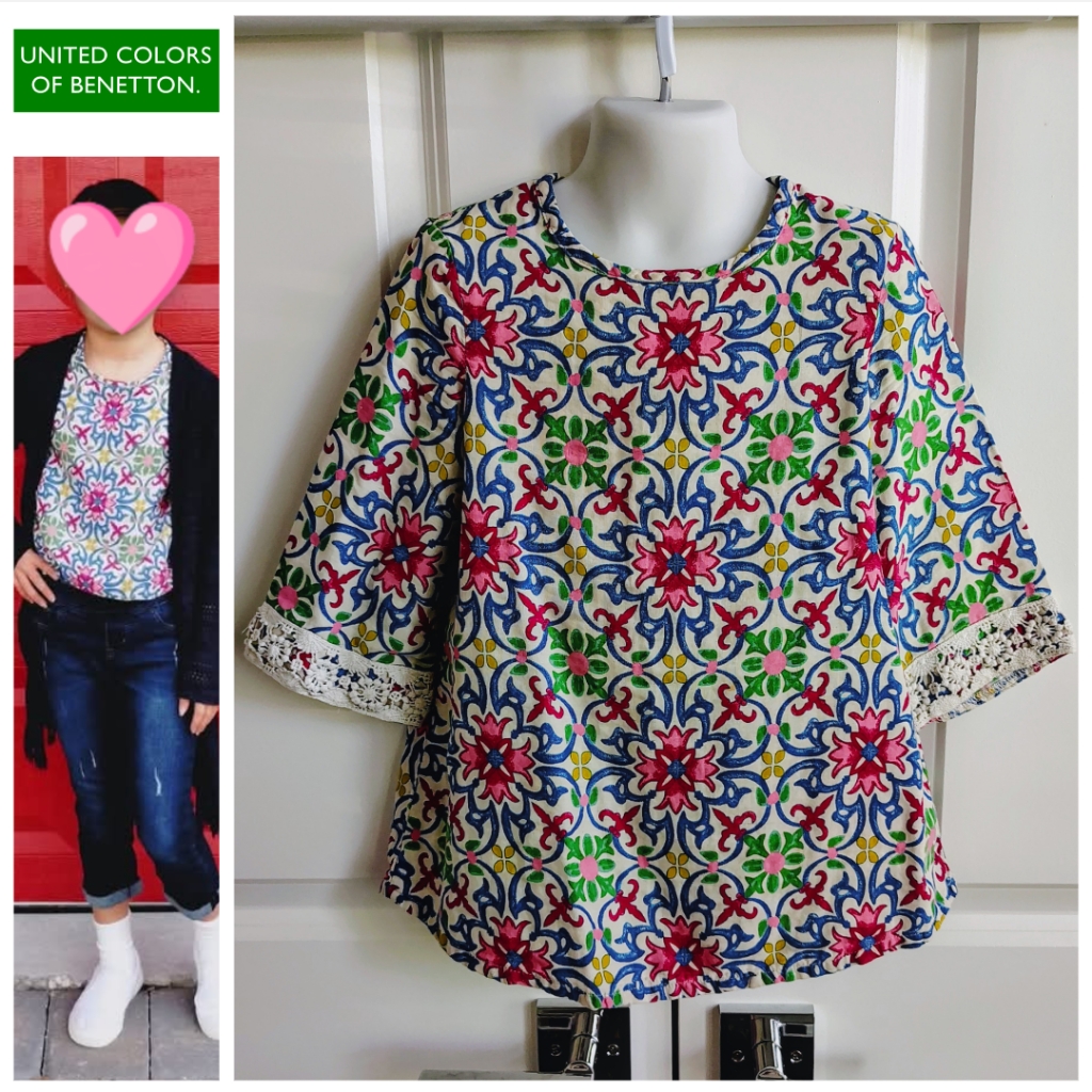 United Colors Of Benetton Blouse Italian Brand